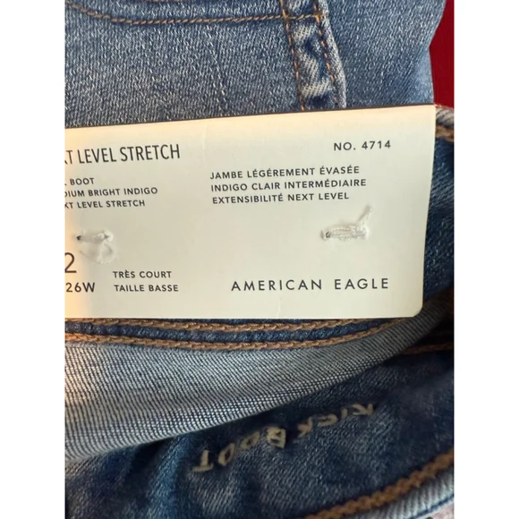 NEW Women's American Eagle Blue Jeans Size 2 - Picture 6 of 11